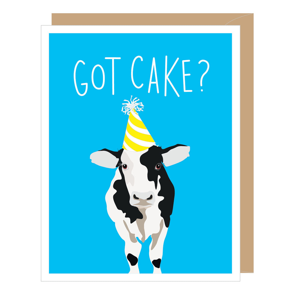 Got Cake Cow Birthday Card – Apartment 2 Cards